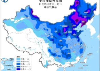 Cold wave to sweep China, temperature to drop by up to 12°C