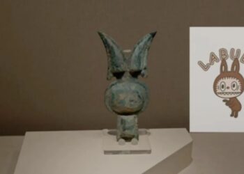Bronze artifact goes viral online for resemblance to Labubu