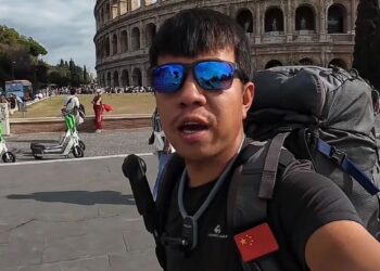 Chinese Hiker Completes Epic 8,000-Kilometer Journey from Xi’an to Rome on Foot